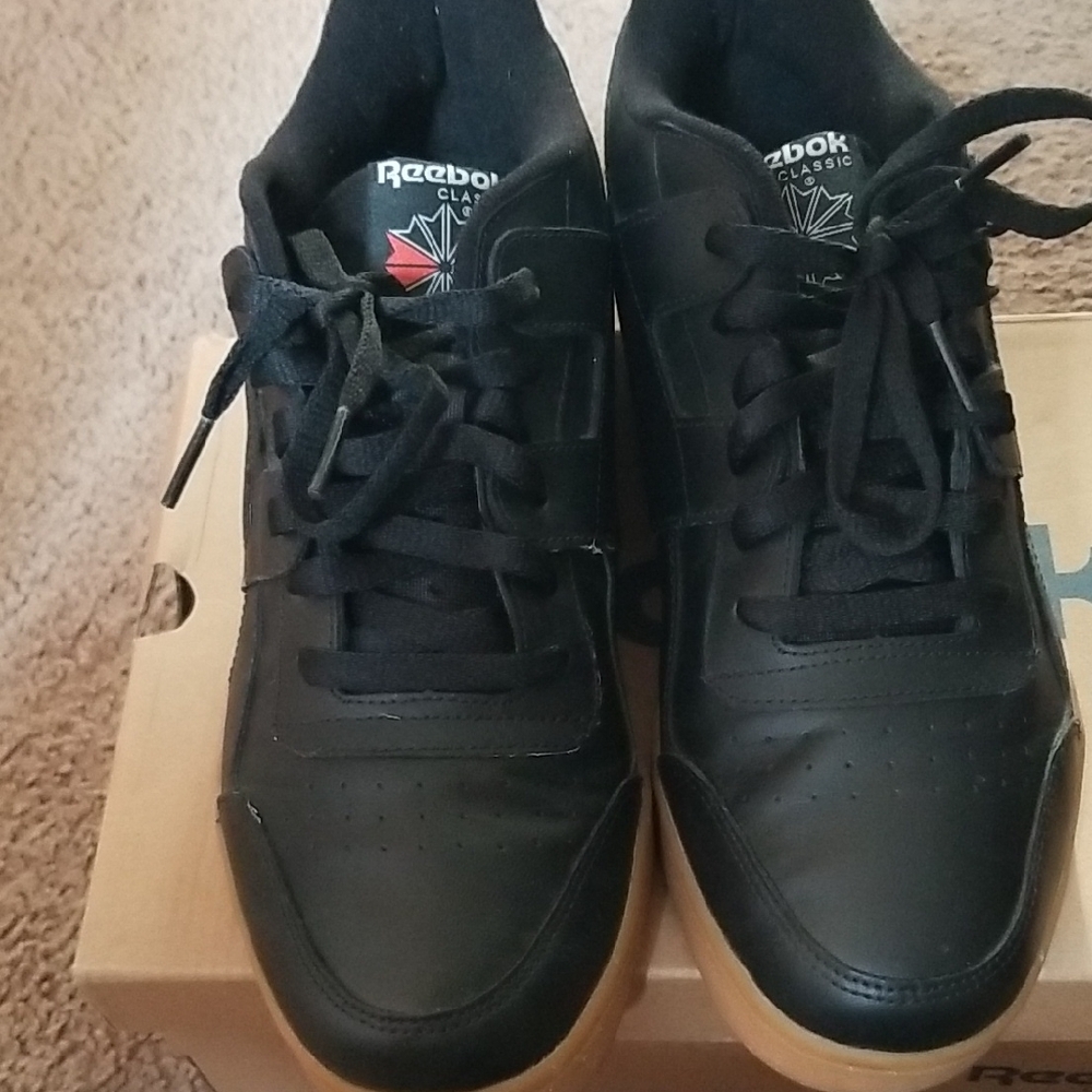 Reebok Classic Black and Gum Men's Sneakers